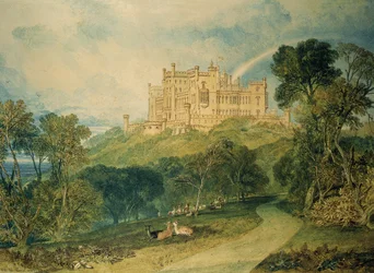 Ansicht von Belvoir Castle, 1816